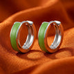 Girl Enamel Hoops