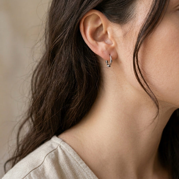 Wire-Wrapped Style Hoops