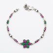 Ruby Bloom Anklet