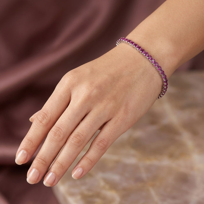 Ruby Glow Bracelet