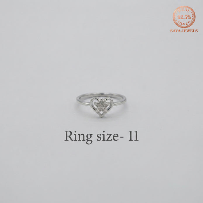 Starlit Heart Ring