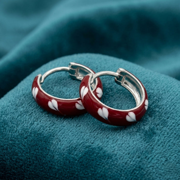Cherry Heart Hoops