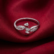 Twin Heart Bloom Ring