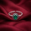 Emerald Aura Toe Ring
