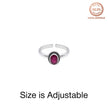 Ruby Charm Toe Ring