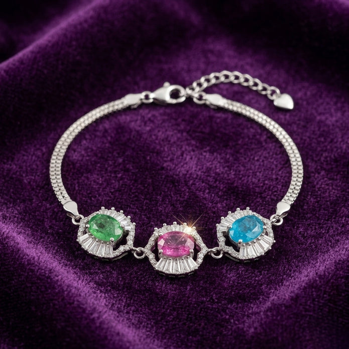 Multi-Gem Bracelet