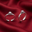 Crystal Twist Toe Ring
