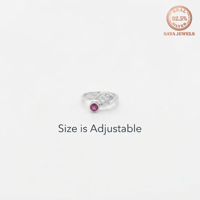 Rose  Radiance Toe Ring