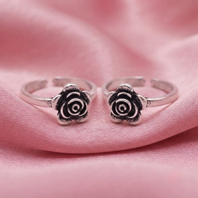 Vintage Rose Toe Ring