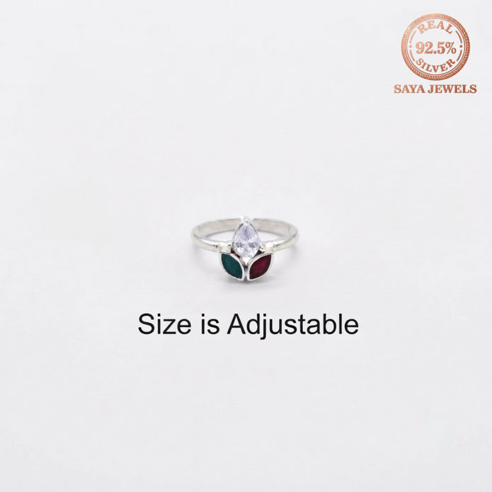 Trinity Spark Toe Ring