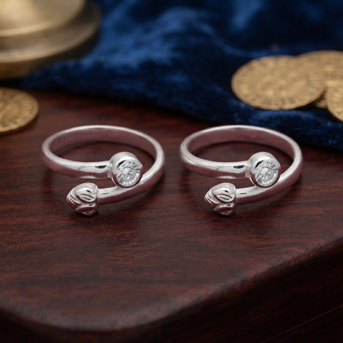 Flora Twist Toe Ring