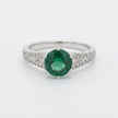 Emerald Spark Ring