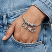 Pave Heart, Star & Note Bracelet