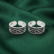 Silver Spiral Toe Ring