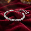 Royal Square Tennis Bracelet