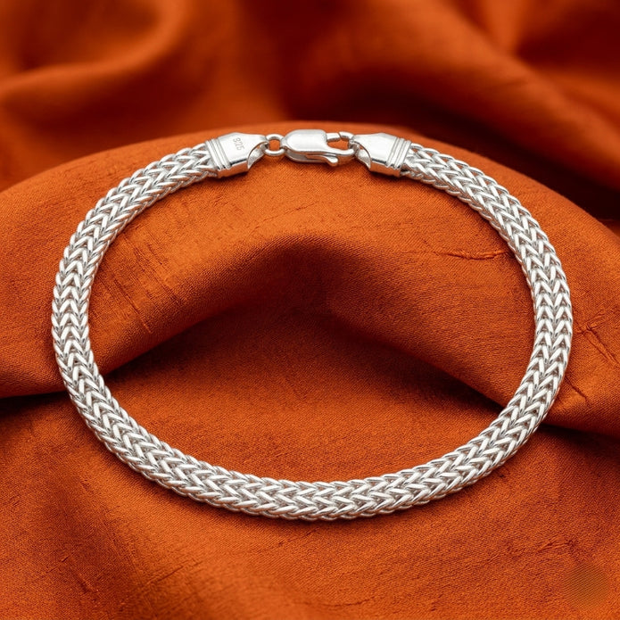 Double Foxtail Chain Bracelet