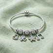 Pave Heart, Star & Note Bracelet