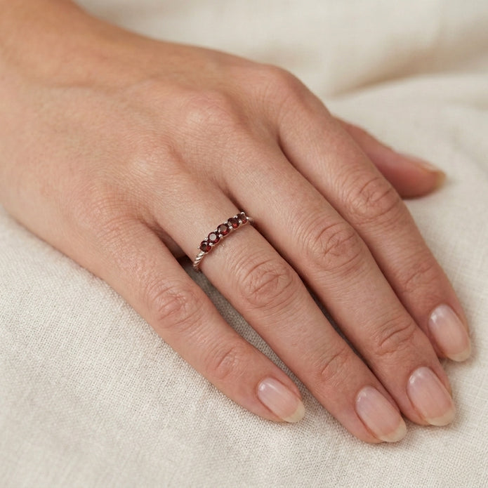 Ruby Radiance Ring