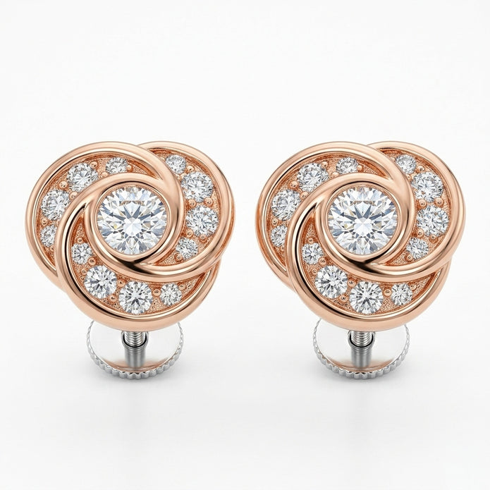 Rose Bloom Studs