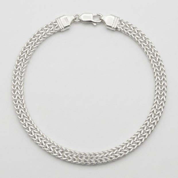 Double Foxtail Chain Bracelet