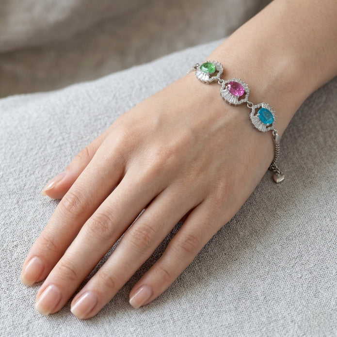 Multi-Gem Bracelet