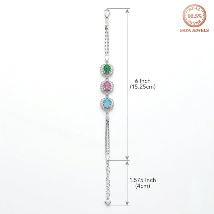 Multi-Gem Bracelet