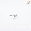 Sparkling Evil Eye Pendant & Studs (Medium)