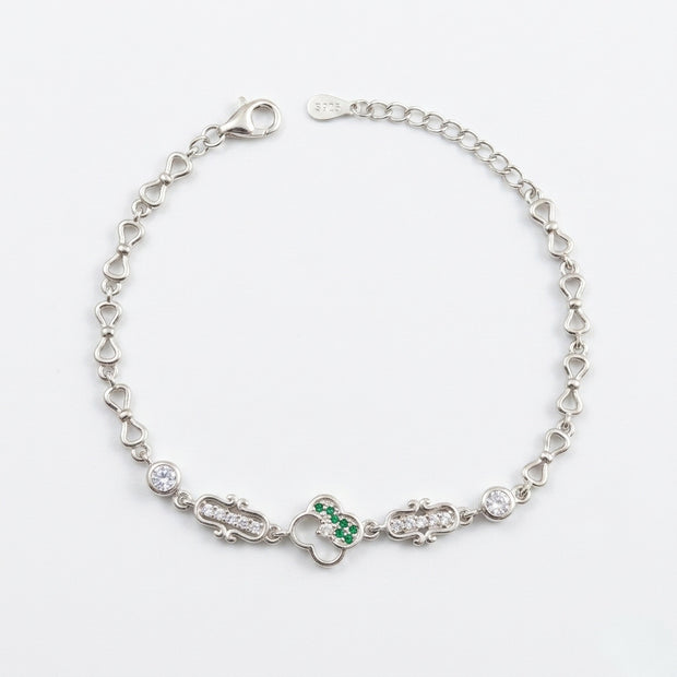 Emerald Charm Bracelet