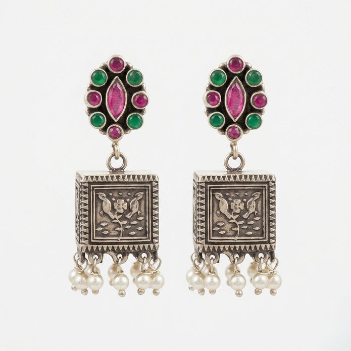 Royal Pearl Drop Jhumka