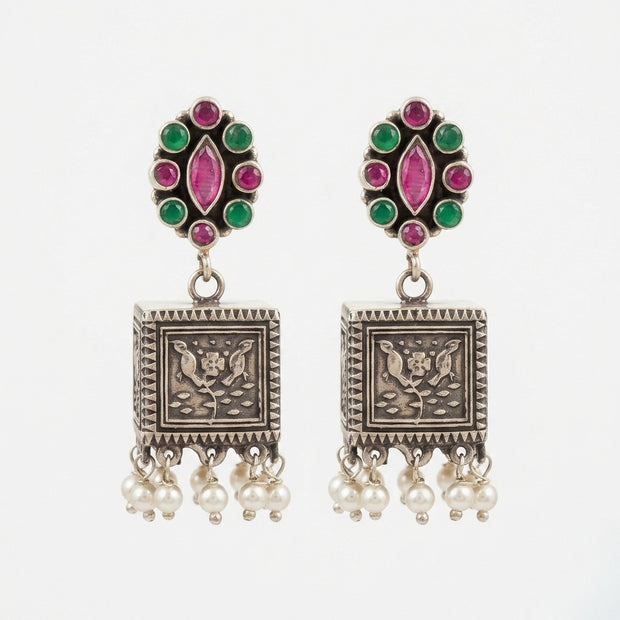Royal Pearl Drop Jhumka