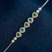 Heart & Round Bolo Bracelet