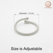 Textured Open-Front Kada