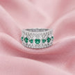 Emerald Wide Ring