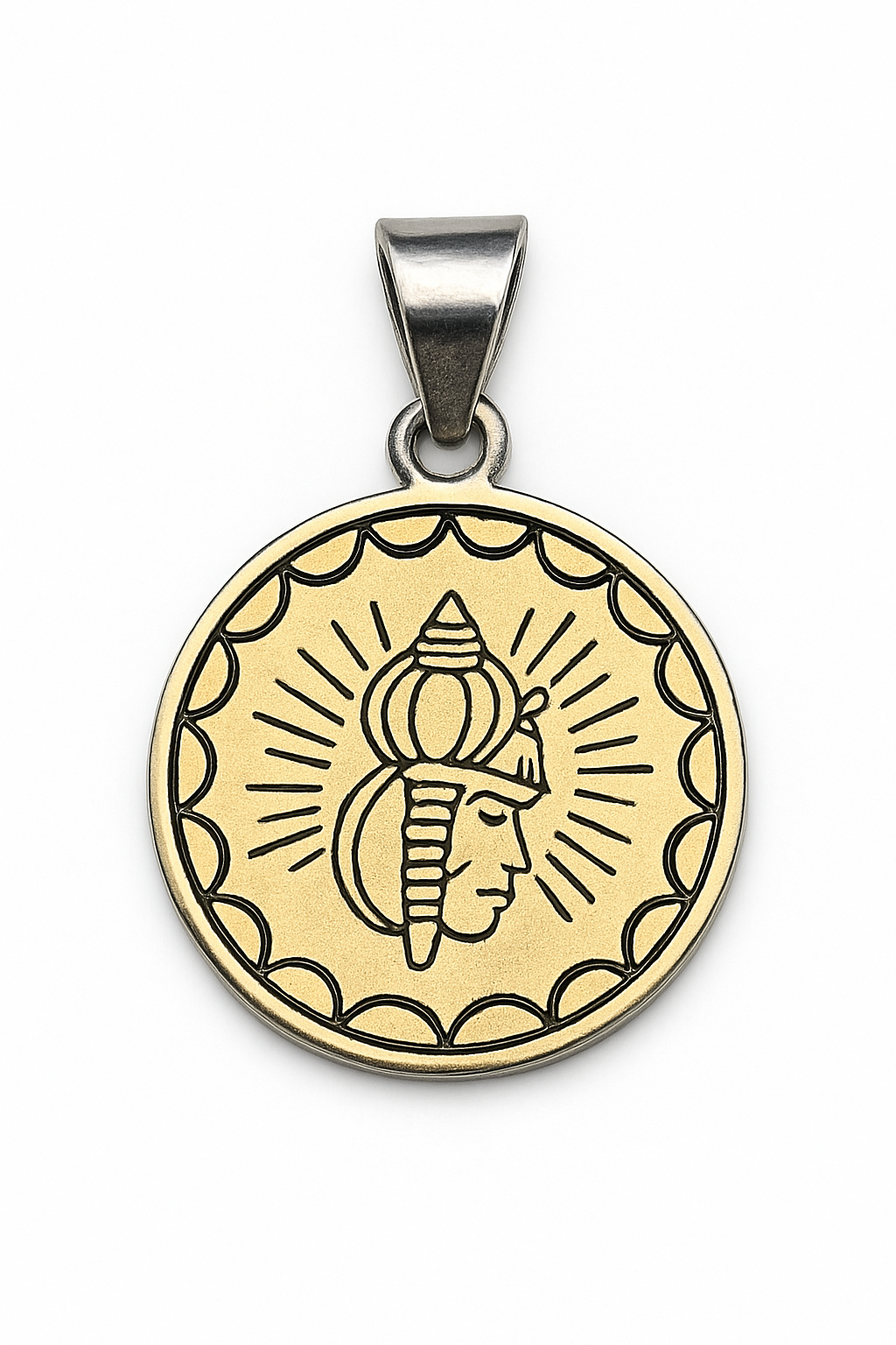 HANUMAN JI ROUND PENDANT