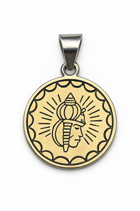 HANUMAN JI ROUND PENDANT