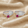 Rose  Radiance Toe Ring