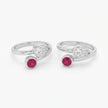 Rose  Radiance Toe Ring