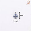 Sparkling Evil Eye Pendant & Studs (Large)