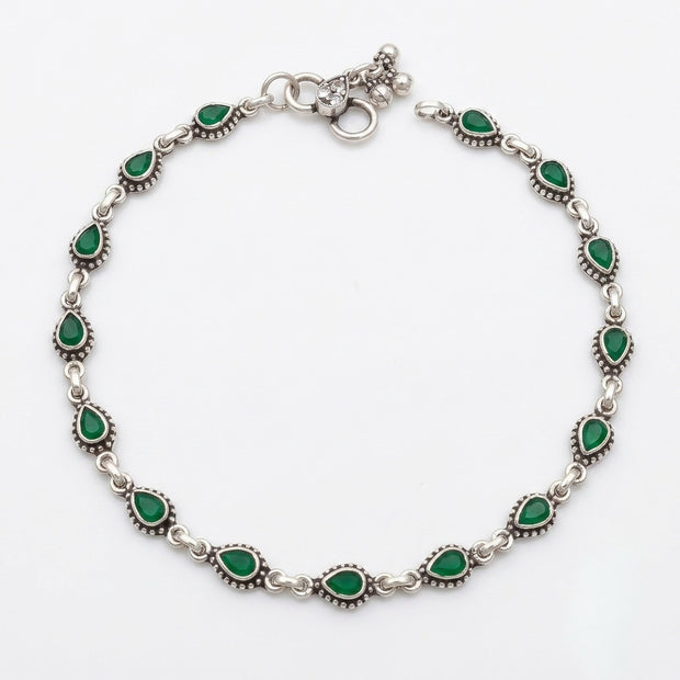 Emerald Grace Anklet