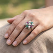 Royal Pearl Blossom Ring