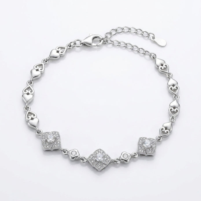 Sterling Heart Bracelet