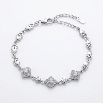 Sterling Heart Bracelet