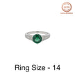 Emerald Spark Ring