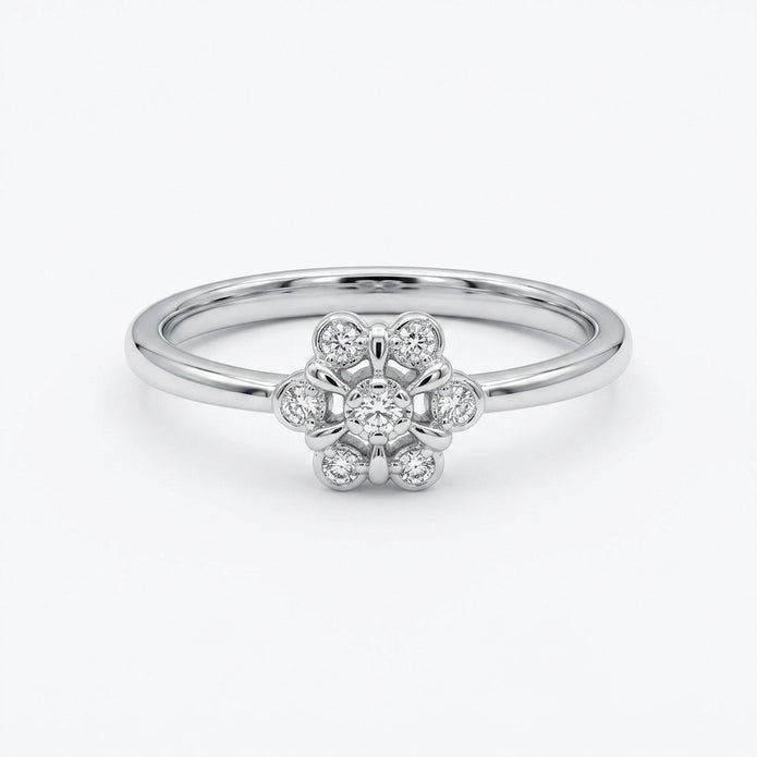 Floral Charm Ring
