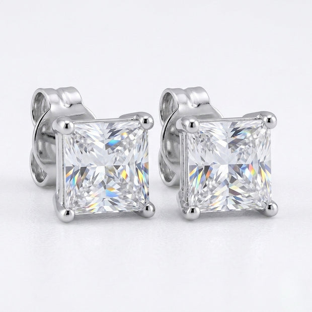 Square Solitaire Studs