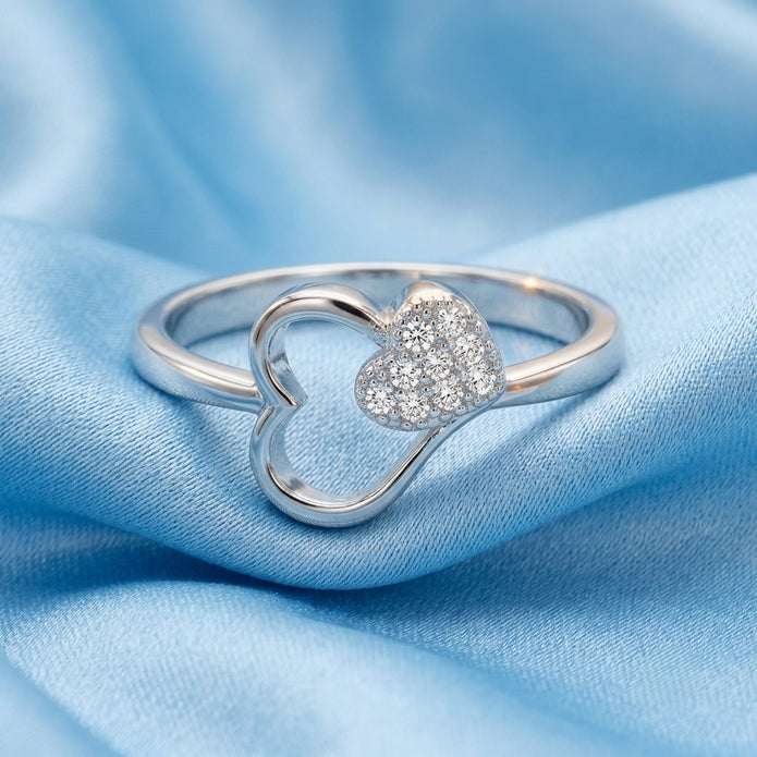 Twin Hearts Ring