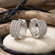 Crystal Layered Hoop