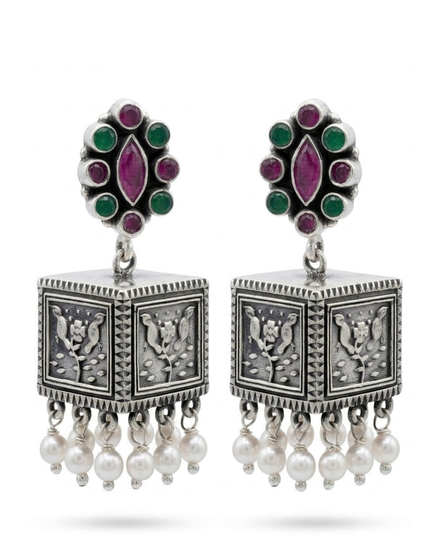 Royal Pearl Drop Jhumka