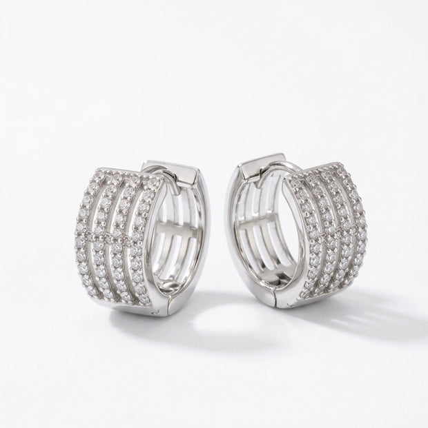 Crystal Layered Hoop