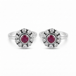 Crystal Bloom Toe Ring